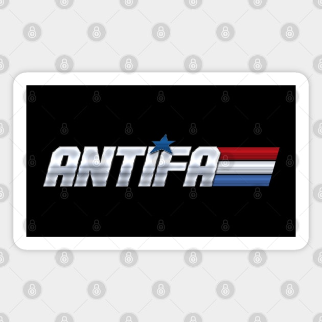 Antifa: Real American Heroes Magnet by UnlovelyFrankenstein